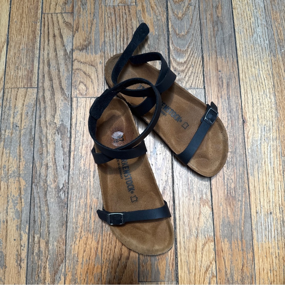 Birkenstock Sandals Black Ankle Strap